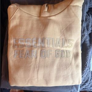 Essentials Fear of God Yellow Sweatshirt